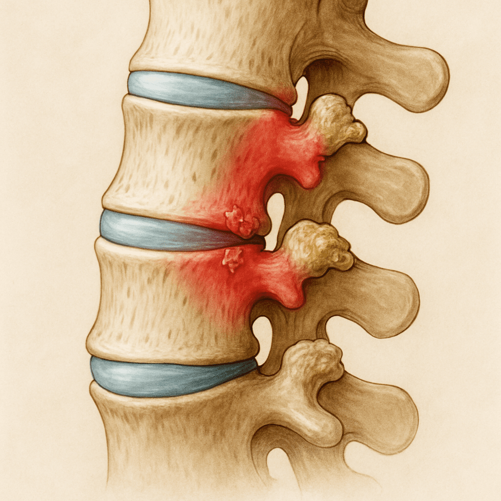 arthrose facettaire : comprenez cette cause méconnue des douleurs lombaires, ses symptômes, le diagnostic et les traitements pour un soulagement durable.
